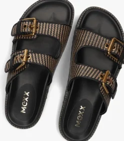 zwarte mexx slippers reilly penny