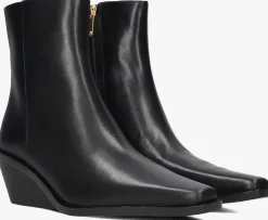 zwarte michael kors enkellaarsjes nash bootie