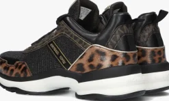 zwarte michael kors kids lage sneakers olympia