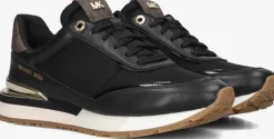 zwarte michael kors lage sneakers nova trainer