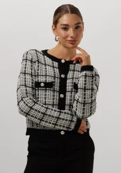 zwarte minus blazer satina knit cardigan