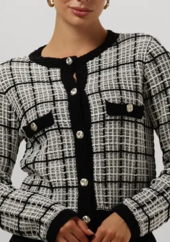 zwarte minus blazer satina knit cardigan