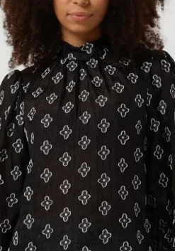 zwarte minus blouses agina round neck blouse