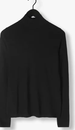 zwarte minus coltrui mslana roll knit pullover
