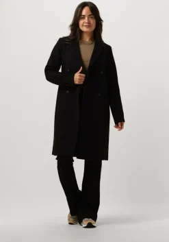 zwarte minus flared broek marcia high waisted flared pant