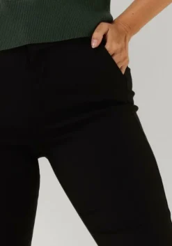 zwarte minus flared broek carma flared pants