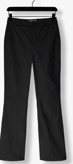 zwarte minus flared broek mscarma flared denim jeans