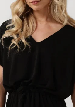 zwarte minus midi jurk trina midi modal dress