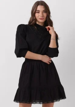 zwarte minus mini jurk catja short dress
