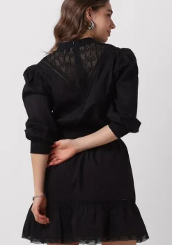 zwarte minus mini jurk catja short dress