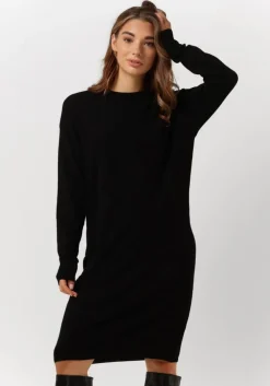 zwarte minus mini jurk gira knit dress