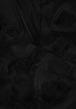 zwarte minus mini jurk msmaica short dress