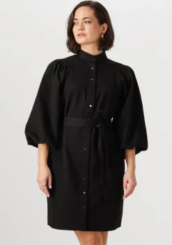 zwarte minus mini jurk sigga short dress