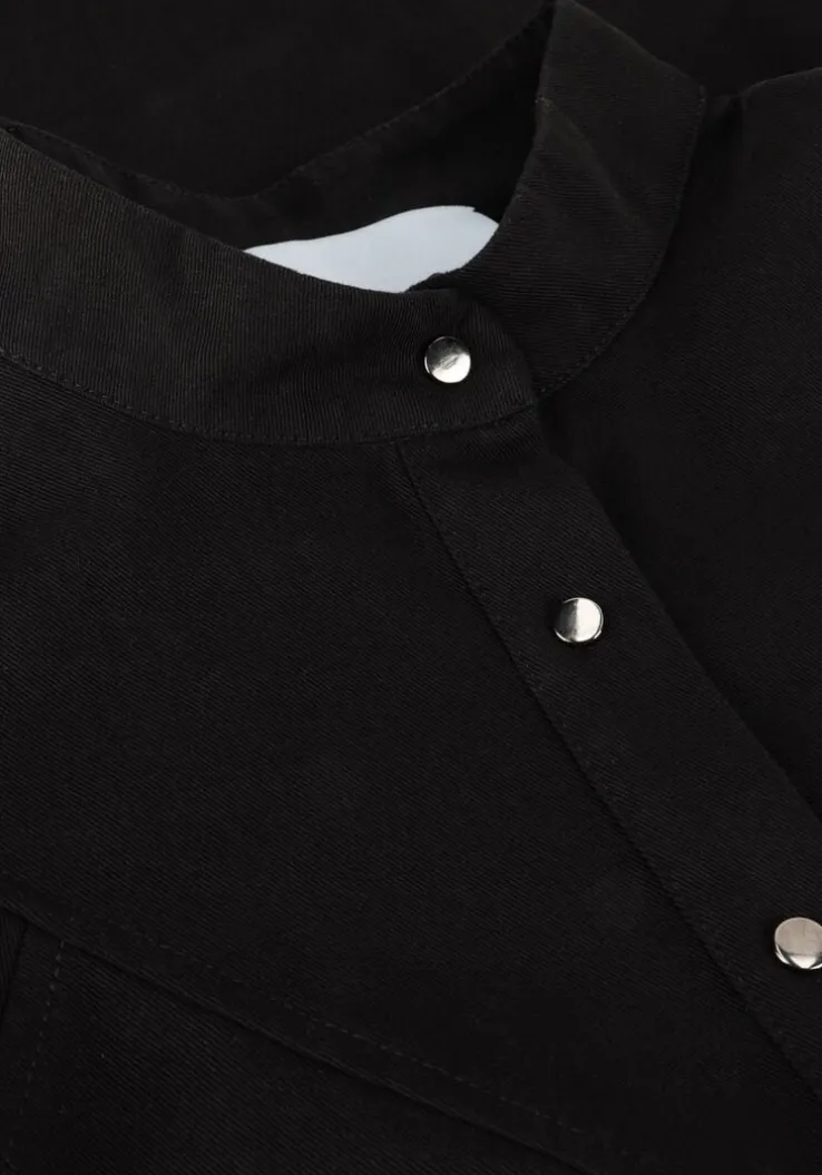 zwarte minus mini jurk sigga short dress