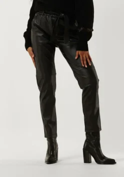 zwarte minus pantalon jayda pu pant