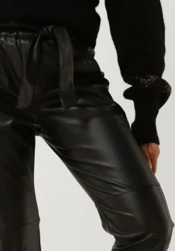 zwarte minus pantalon jayda pu pant