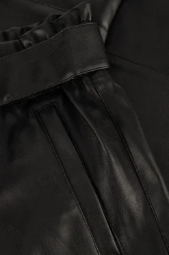 zwarte minus pantalon jayda pu pant