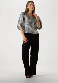 zwarte minus pantalon mslivina straight leg pant