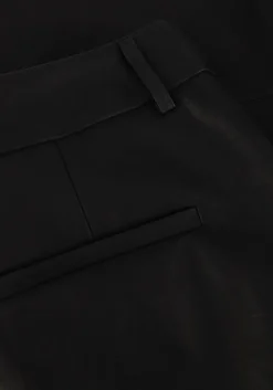 zwarte minus pantalon tasja mid waist pu pant