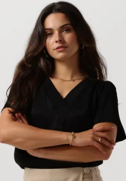 zwarte minus top lirene v-neck blouse