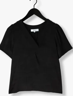 zwarte minus top lirene v-neck blouse