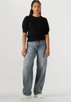 zwarte minus top liva knit tee