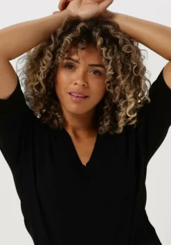 zwarte minus top milla v-neck knit tee 1