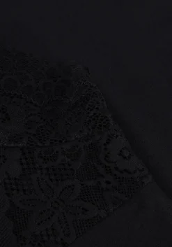 zwarte minus top vanessa v-cut blouse