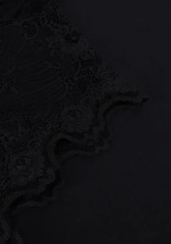 zwarte minus top vanessa high neck