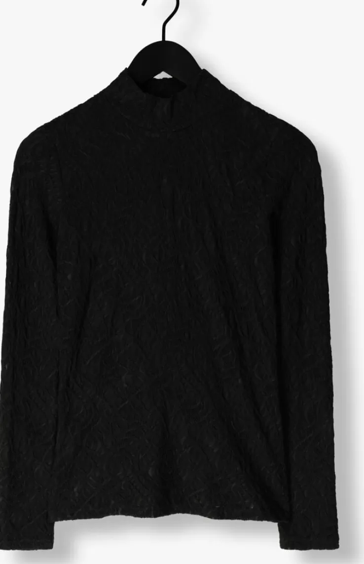 zwarte minus tops & t-shirts msvicenta rollneck longsleeve top