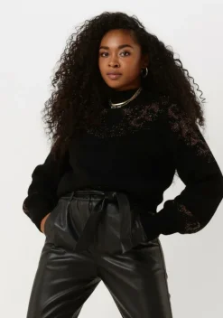zwarte minus trui leika knit pullover