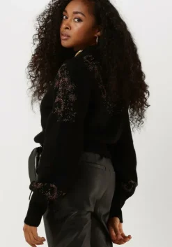 zwarte minus trui leika knit pullover