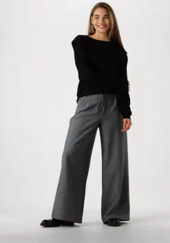 zwarte minus trui msmekira solid knit pullover