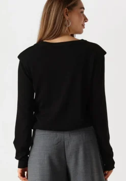 zwarte minus trui msmekira solid knit pullover