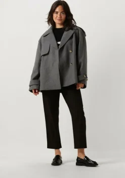 zwarte minus trui perla striped knit pullover