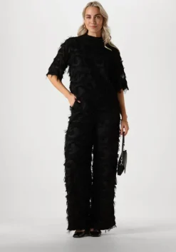 zwarte minus t-shirt msmaica high neck blouse