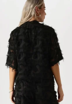 zwarte minus t-shirt msmaica high neck blouse