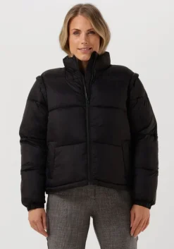zwarte modström gewatteerde jas sammi jacket