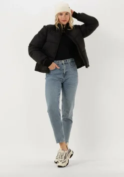 zwarte modström gewatteerde jas sammi jacket