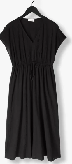 zwarte modström maxi jurk nemumd dress