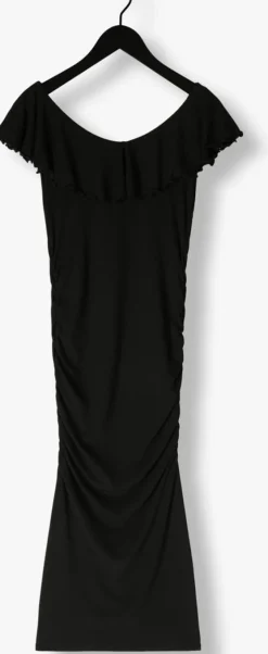 zwarte modström midi jurk hugomd dress