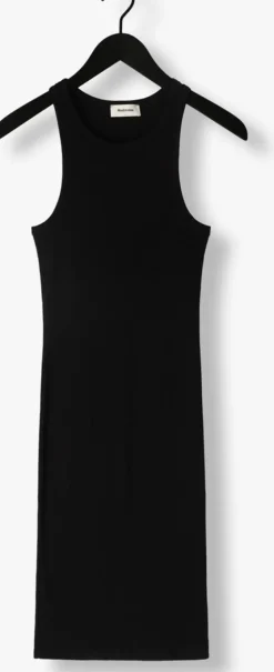 zwarte modström midi jurk igormd dress
