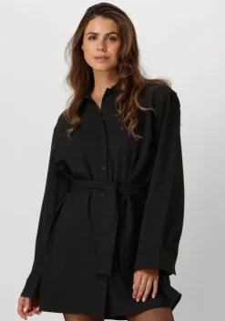 zwarte modström mini jurk kammymd dress