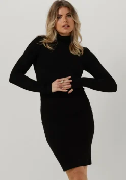 zwarte modström mini jurk tanner dress