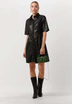 zwarte modström mini jurk alma dress