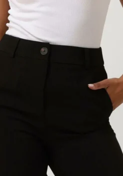 zwarte modström pantalon gale straight pants