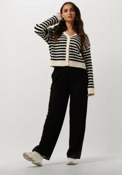 zwarte modström pantalon hattiemd pants