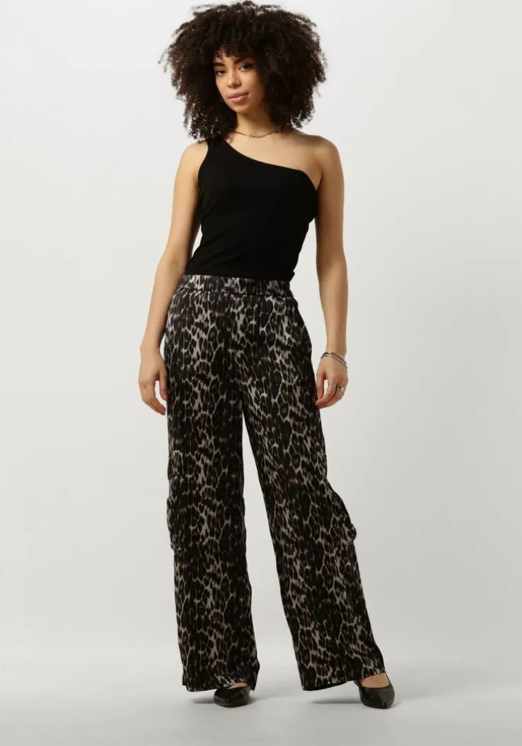 zwarte modström top igor one shoulder top