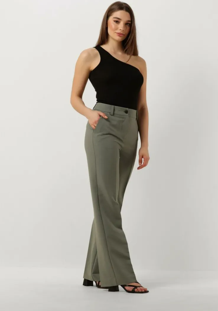 zwarte modström top igor one shoulder top