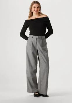 zwarte modström top lillianmd off shoulder top